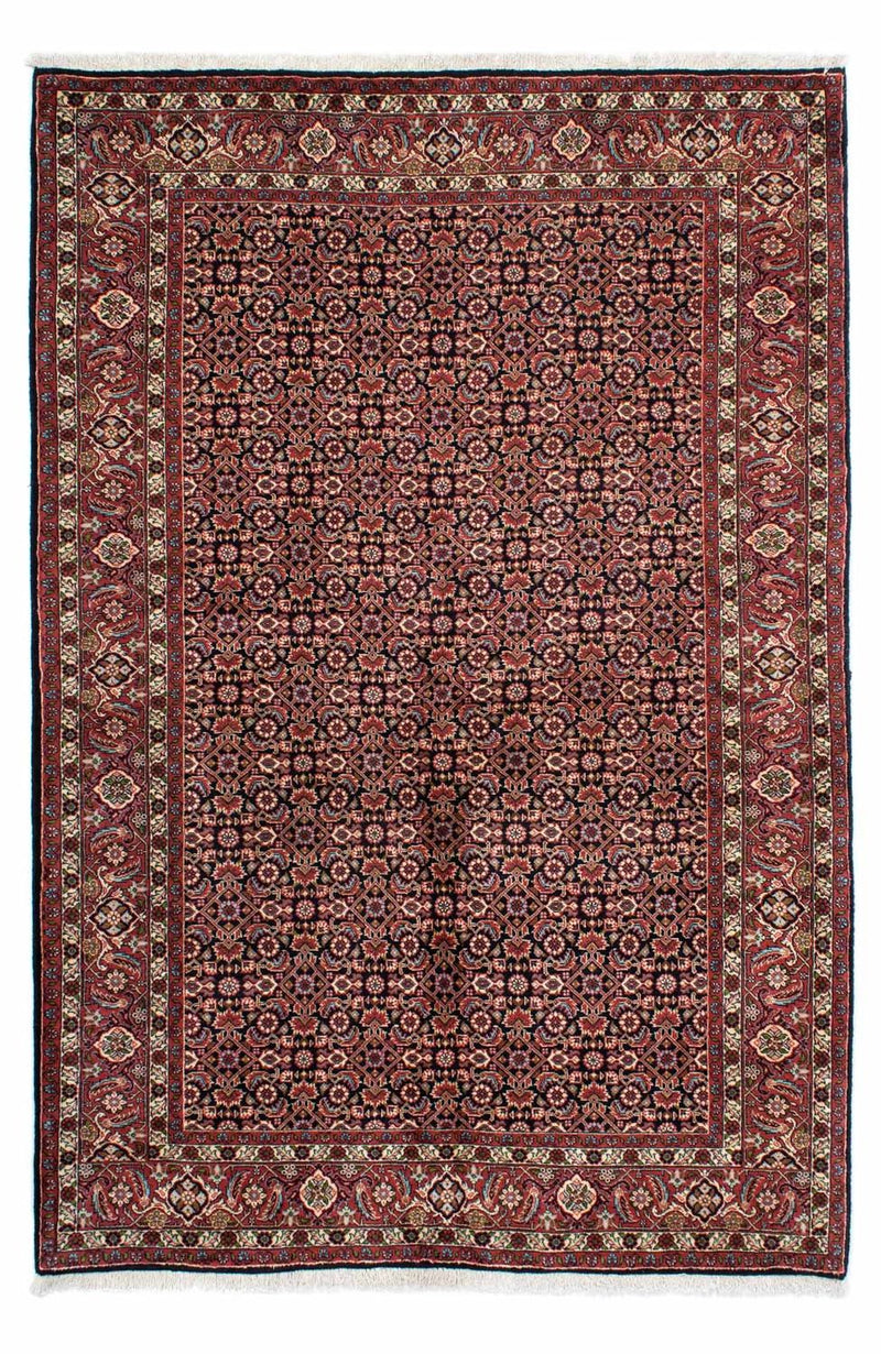 Alfombra persa - Bidjar - 213 x 141 cm - marrón oscuro