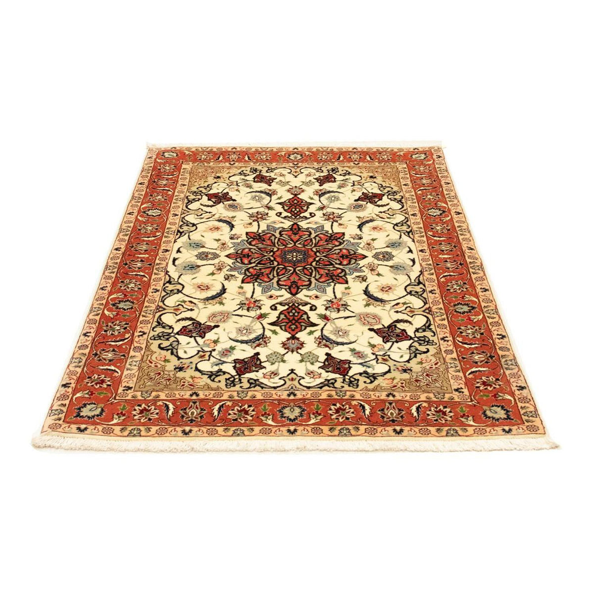Alfombra Persa - Tabriz - Real - 148 x 98 cm - beige