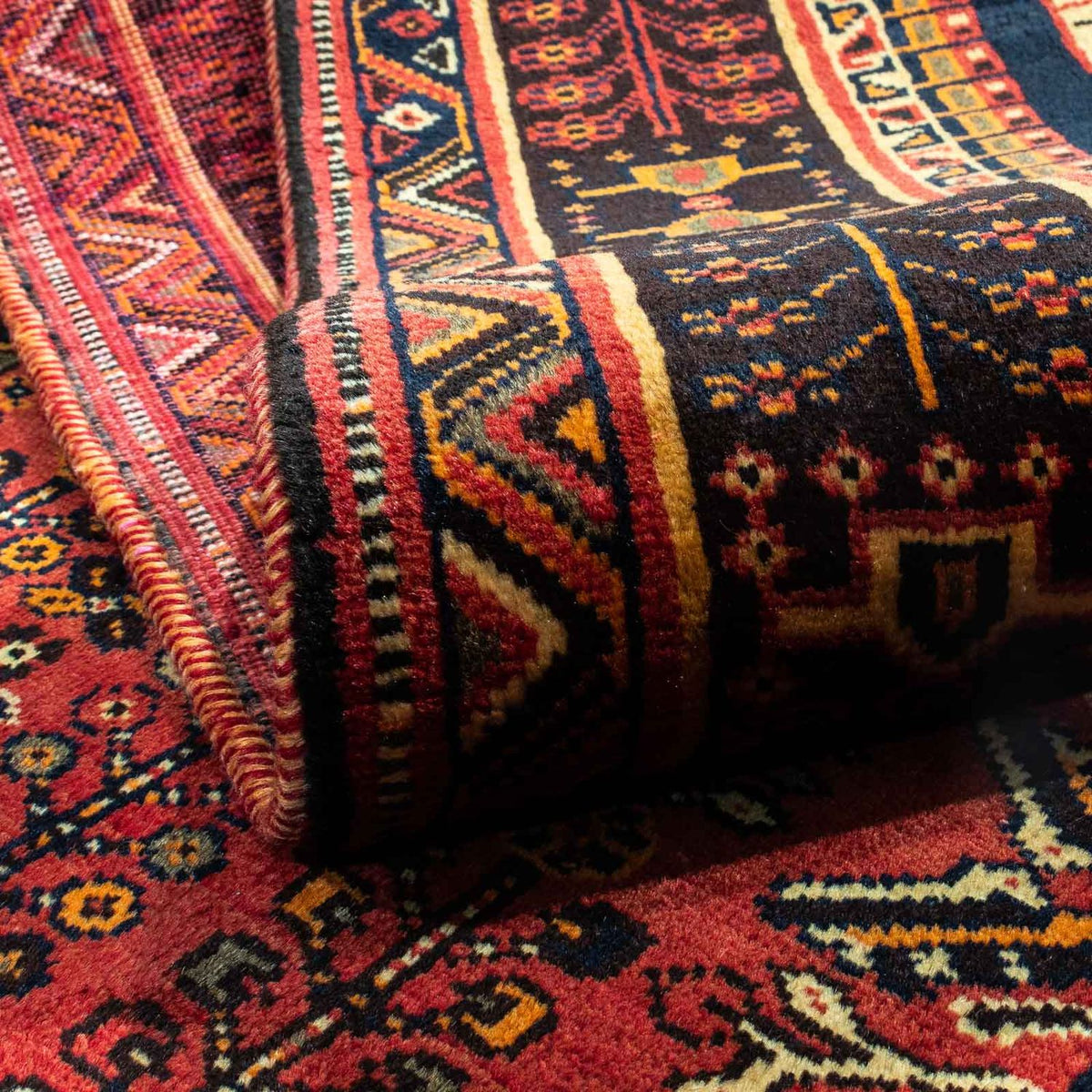 Alfombra persa - Nómada - 261 x 171 cm - rojo