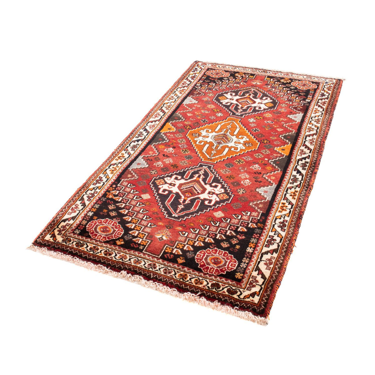 Alfombra persa - Nómada - 165 x 92 cm - rojo