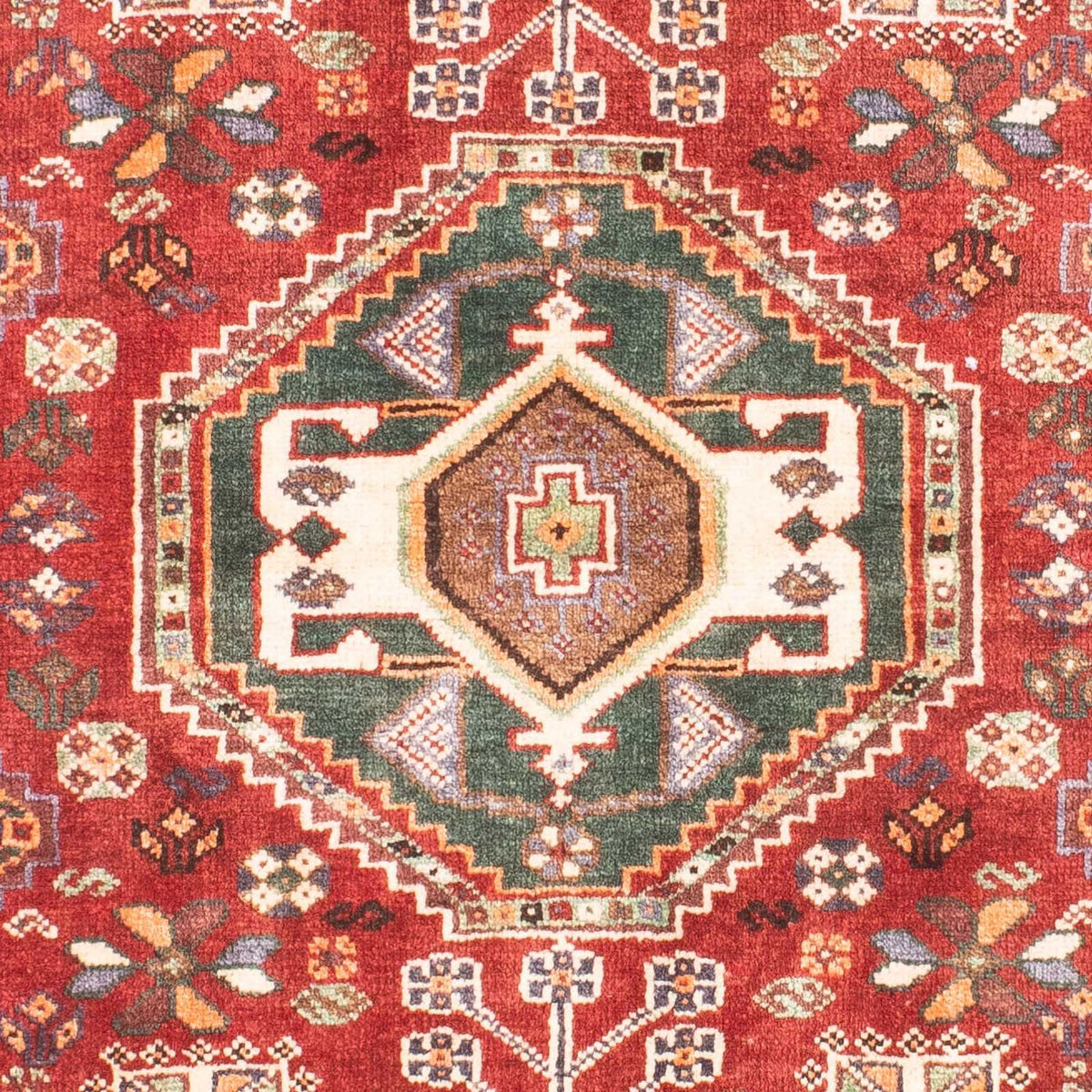 Alfombra persa - Nómada - 152 x 103 cm - rojo oscuro