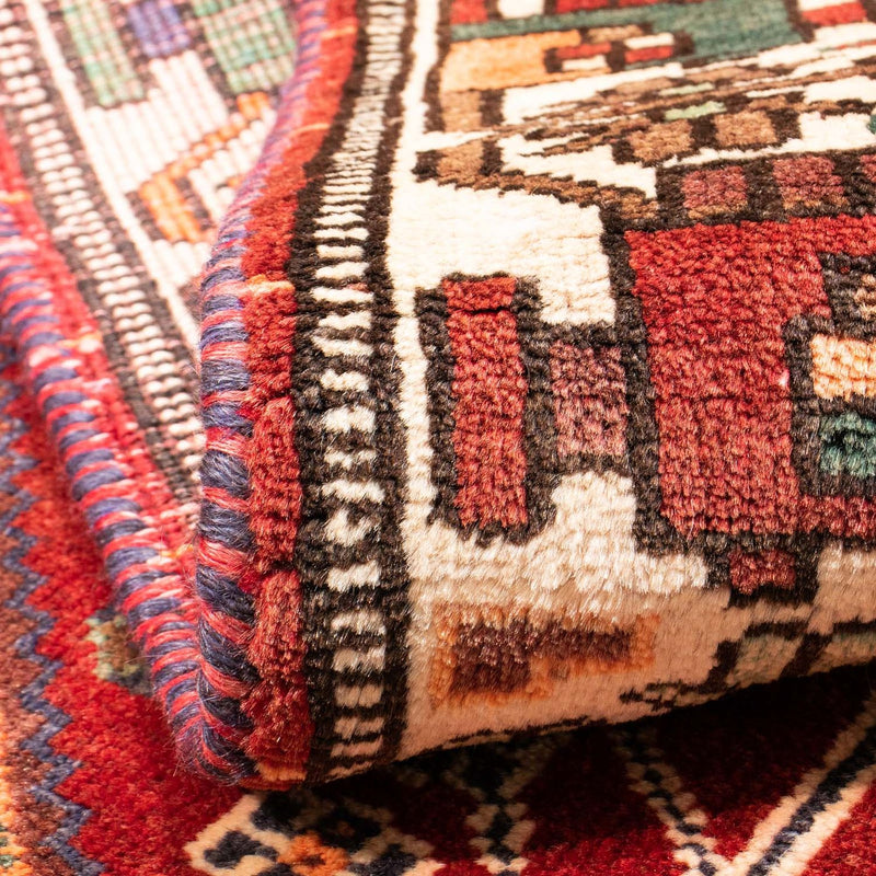 Alfombra persa - Nómada - 152 x 103 cm - rojo oscuro