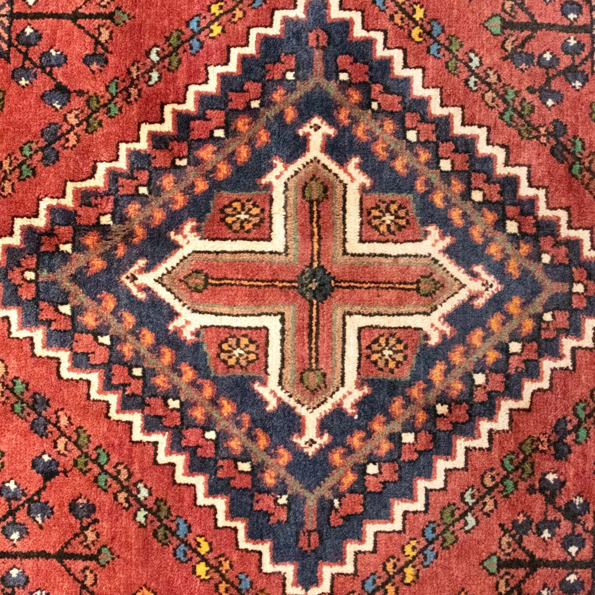 Alfombra persa - Nómada - 210 x 133 cm - rojo