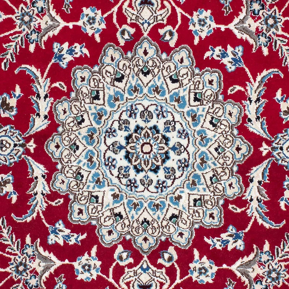 Alfombra Persa - Nain - Real - 179 x 110 cm - rojo