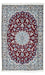 Alfombra de pasillo Alfombra Persa - Nain - Real - 178 x 106 cm - rojo oscuro