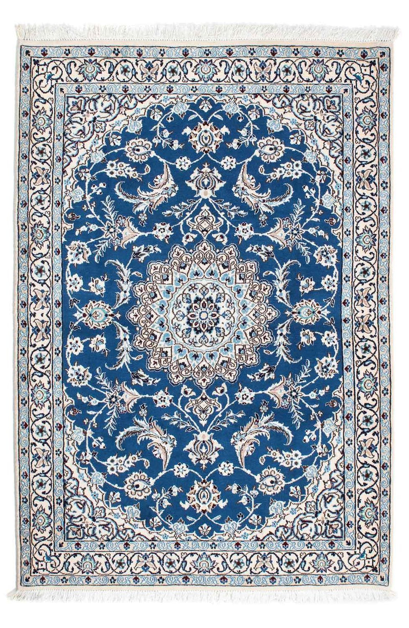 Alfombra Persa - Nain - Real - 172 x 115 cm - azul