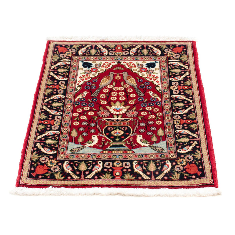 Alfombra persa - Clásica - 80 x 55 cm - rojo oscuro