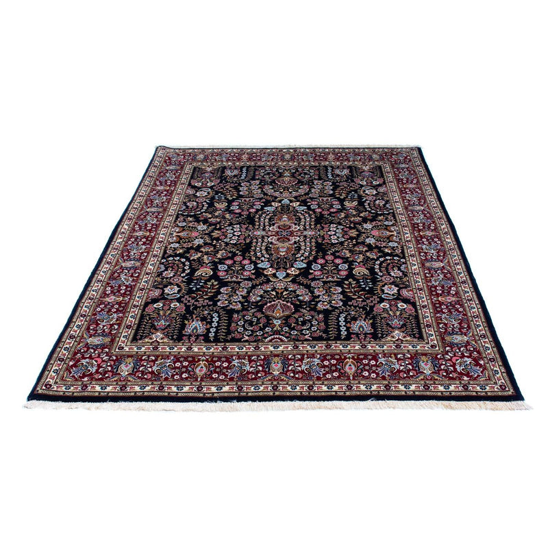 Alfombra persa - Ghom - 193 x 141 cm - azul oscuro