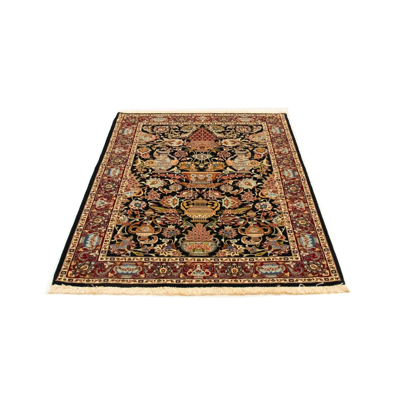Alfombra persa - Ghom - 149 x 101 cm - negro