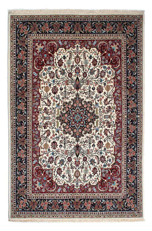 Alfombra persa - Ghom - 210 x 139 cm - beige