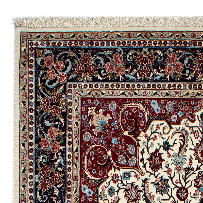 Alfombra persa - Ghom - 210 x 139 cm - beige