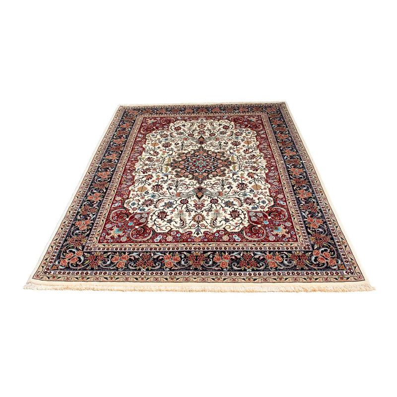 Alfombra persa - Ghom - 210 x 139 cm - beige
