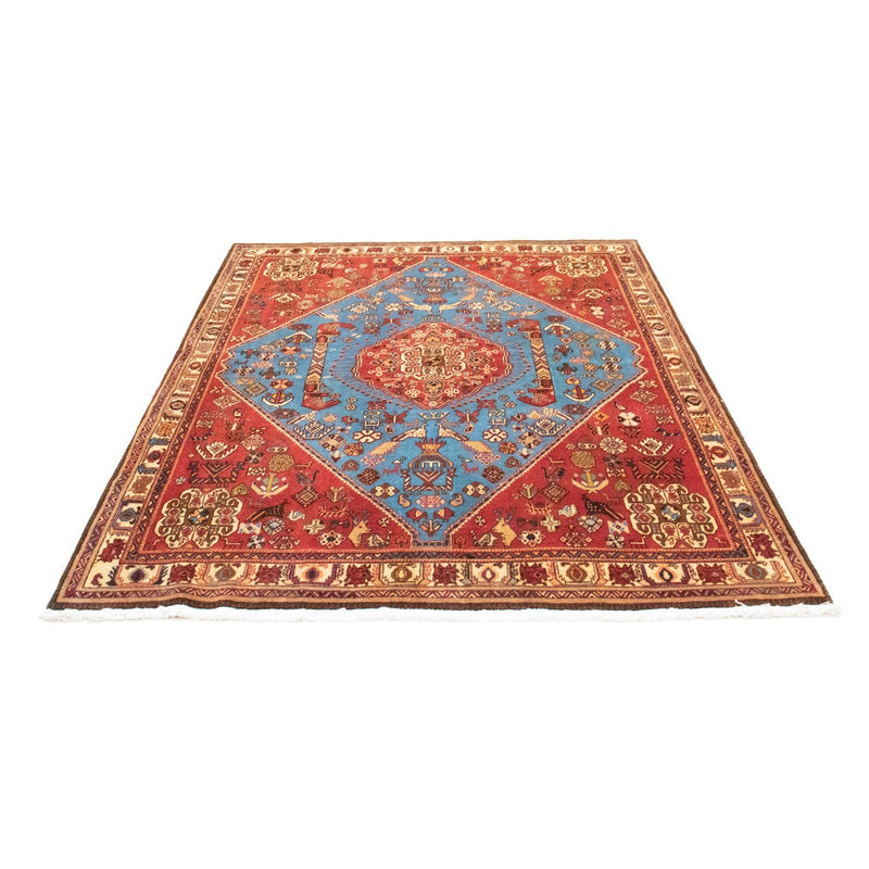 Alfombra persa - Nómada - 203 x 158 cm - azul claro
