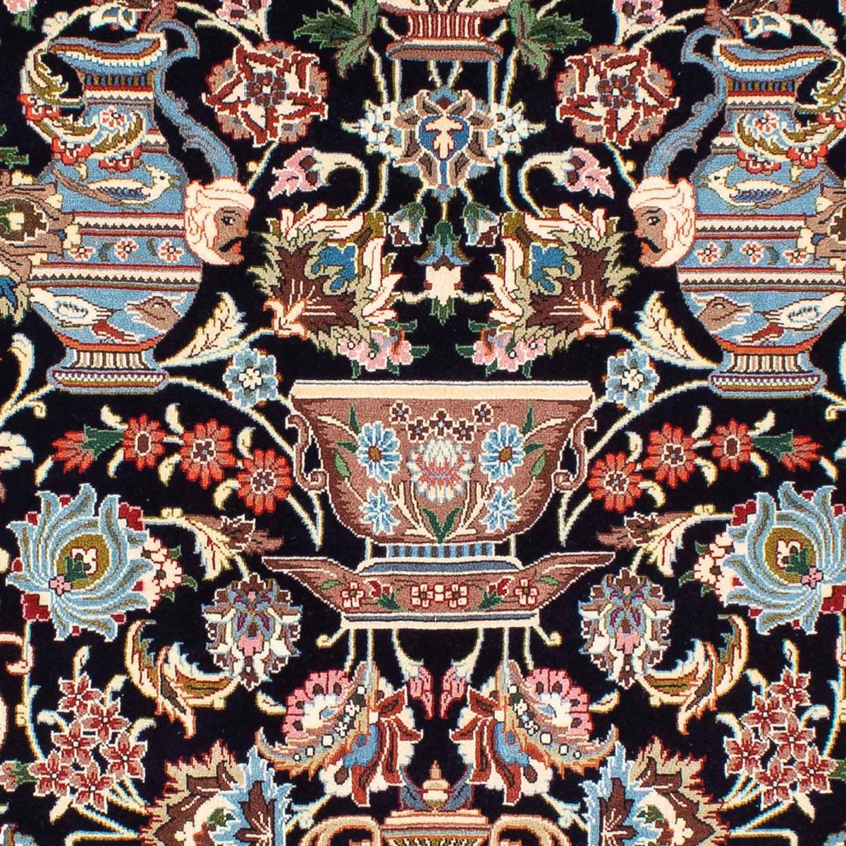 Alfombra persa - Clásica - 228 x 142 cm - azul oscuro