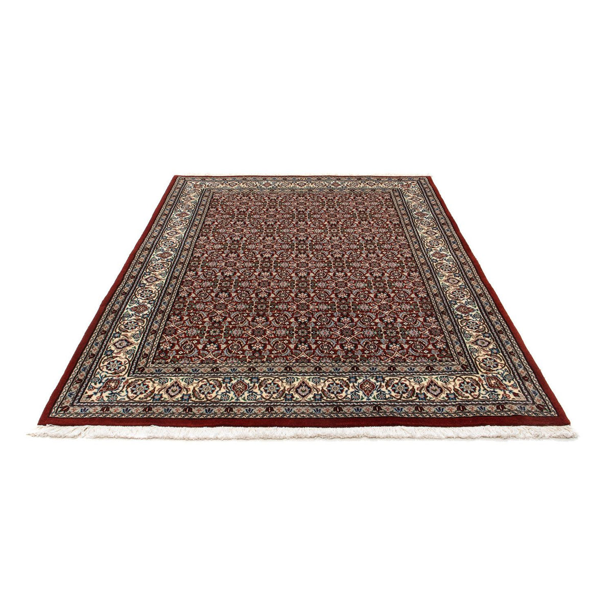 Alfombra persa - Clásica - 202 x 149 cm - rojo oscuro