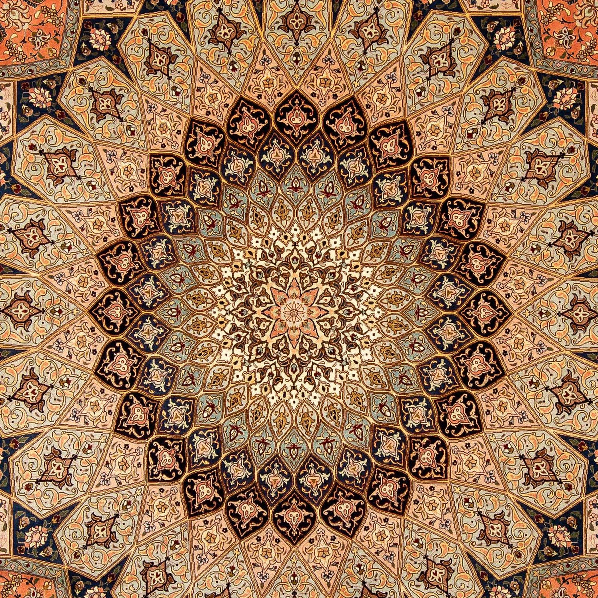 Alfombra Persa - Tabriz - Real - 363 x 254 cm - multicolor
