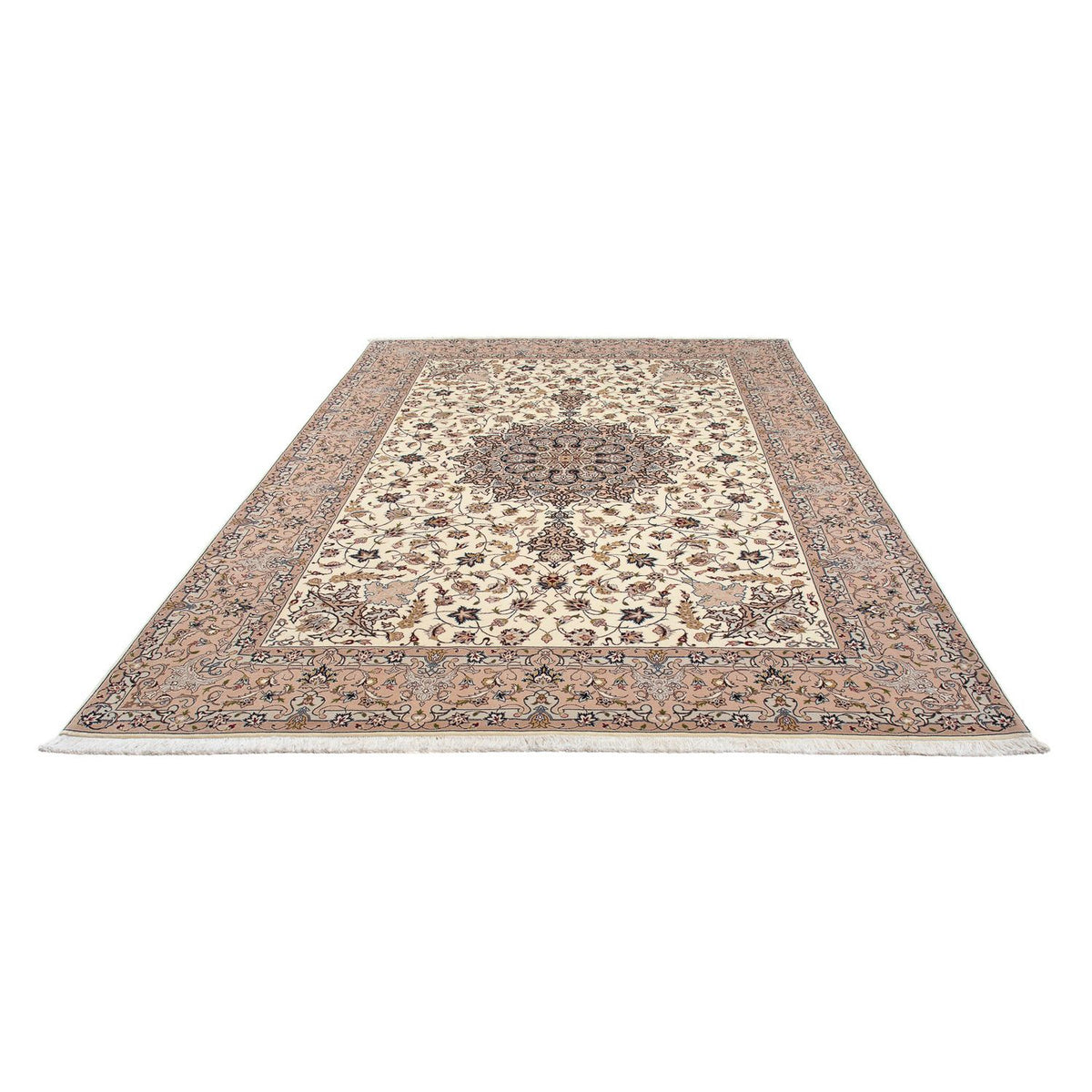 Alfombra Persa - Tabriz - Real - 306 x 202 cm - beige