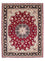 Alfombra Persa - Tabriz - Real - 236 x 178 cm - rojo oscuro