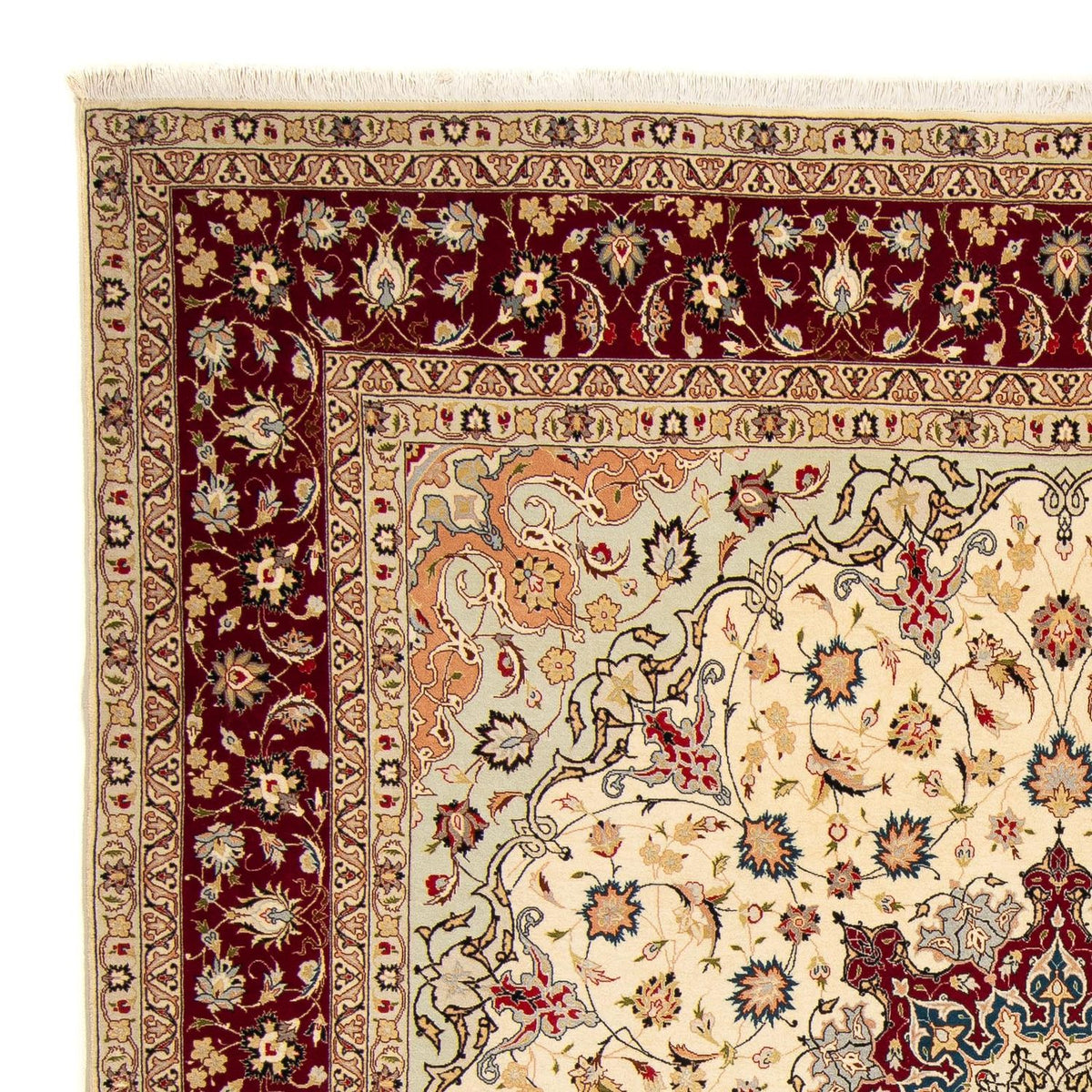 Alfombra Persa - Tabriz - Real cuadrado - 258 x 252 cm - beige