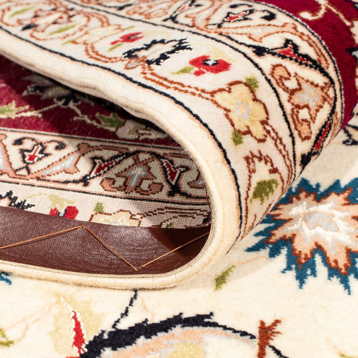 Alfombra Persa - Tabriz - Real cuadrado - 258 x 252 cm - beige