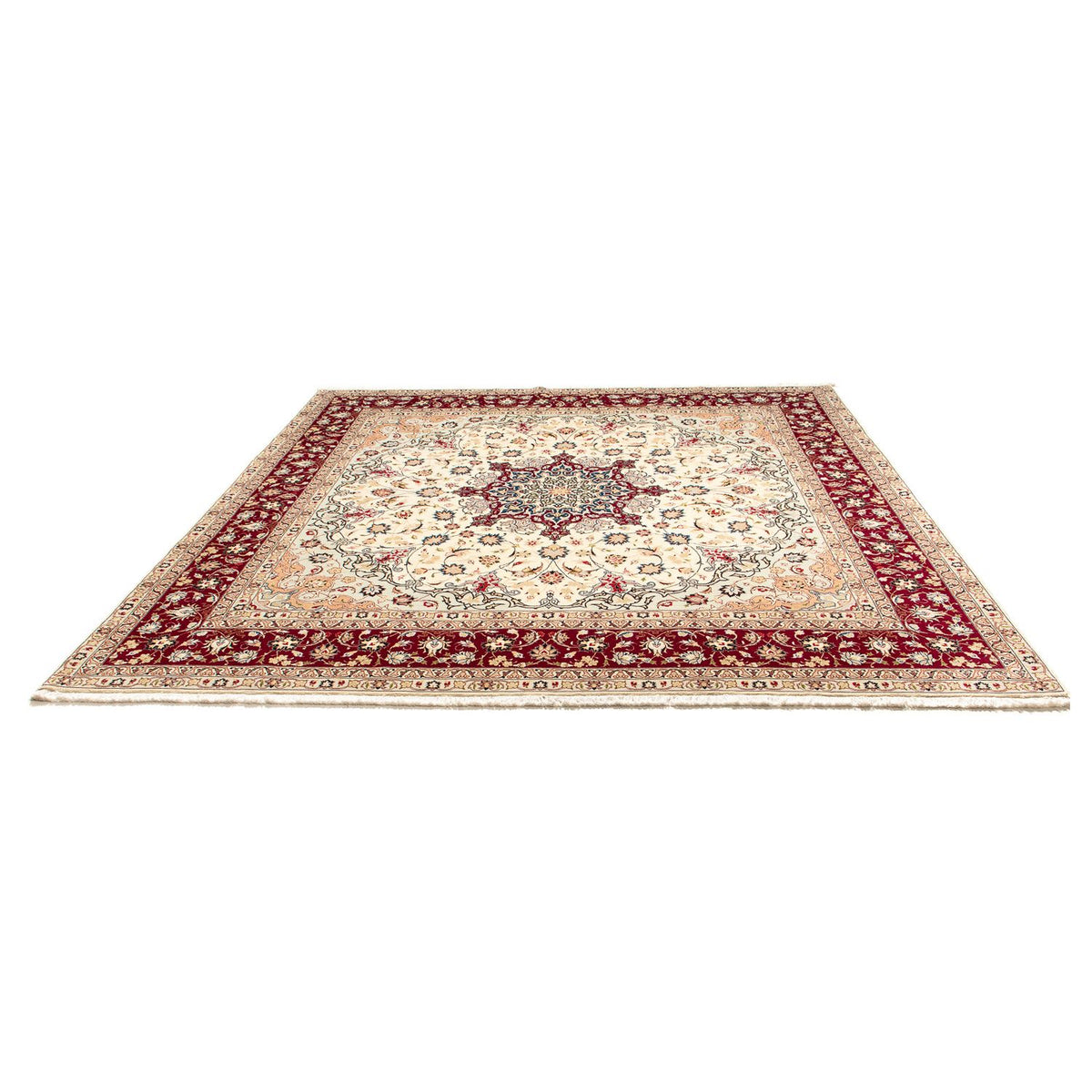 Alfombra Persa - Tabriz - Real cuadrado - 258 x 252 cm - beige