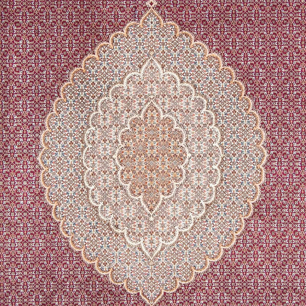 Alfombra persa - Tabriz - 298 x 198 cm - rojo