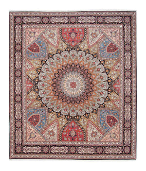 Alfombra Persa - Tabriz - Real - 304 x 253 cm - multicolor