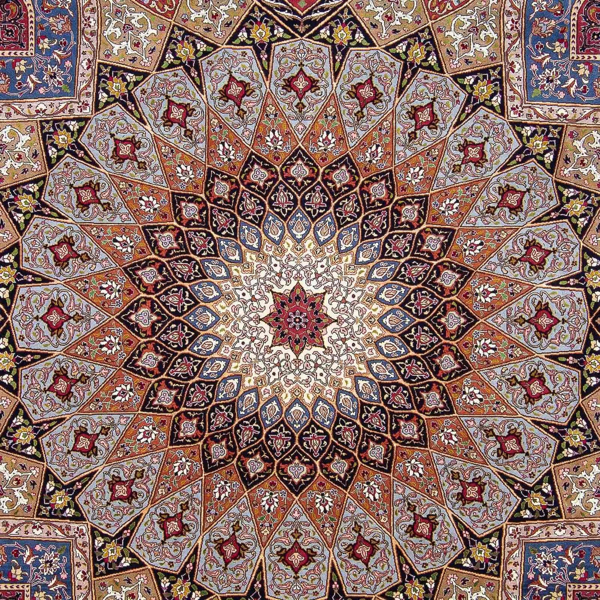 Alfombra Persa - Tabriz - Real - 304 x 254 cm - multicolor