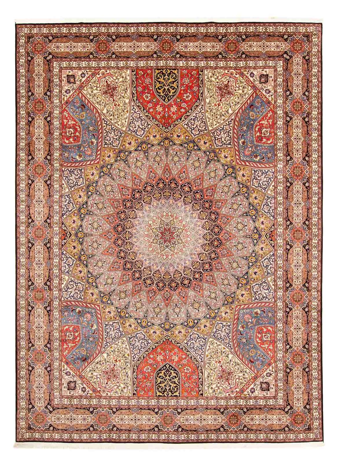 Alfombra Persa - Tabriz - Real - 412 x 303 cm - multicolor