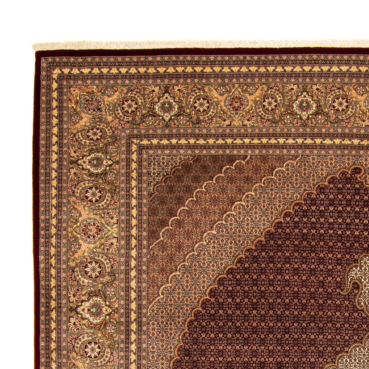 Alfombra persa - Tabriz - 403 x 300 cm - rojo oscuro
