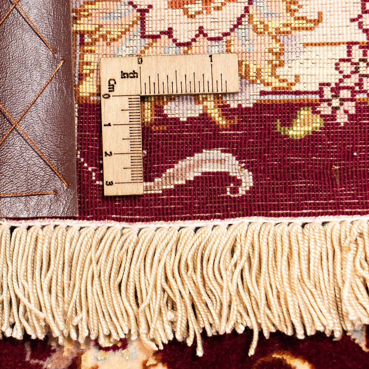 Alfombra Persa - Tabriz - Real - 405 x 301 cm - rojo oscuro