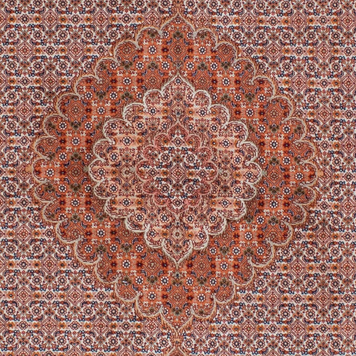 Alfombra persa - Tabriz - 202 x 150 cm - rojo claro