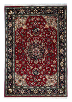 Alfombra Persa - Tabriz - Real - 212 x 149 cm - rojo oscuro