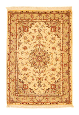 Alfombra Persa - Tabriz - Real - 147 x 104 cm - beige