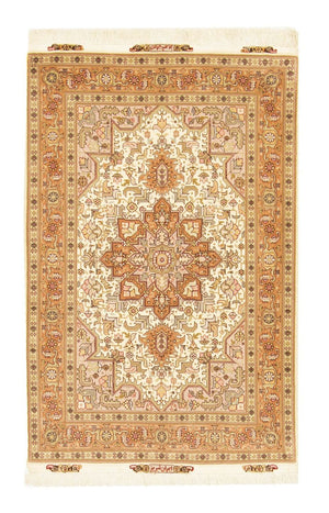 Alfombra Persa - Tabriz - Real - 156 x 102 cm - beige