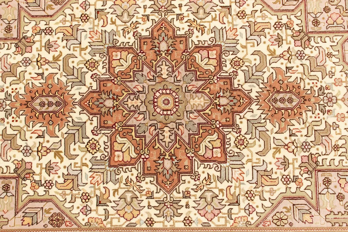 Alfombra Persa - Tabriz - Real - 156 x 102 cm - beige