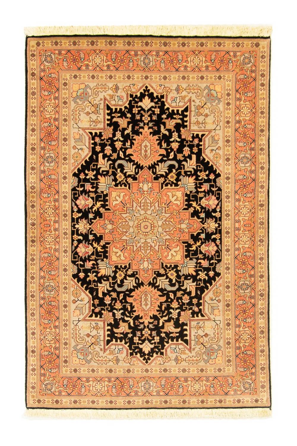 Alfombra Persa - Tabriz - Real - 153 x 100 cm - azul oscuro