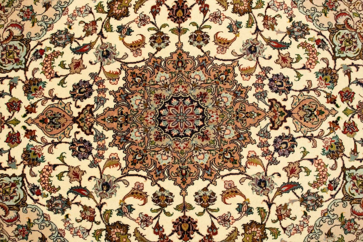 Alfombra Persa - Tabriz - Real - 157 x 103 cm - beige