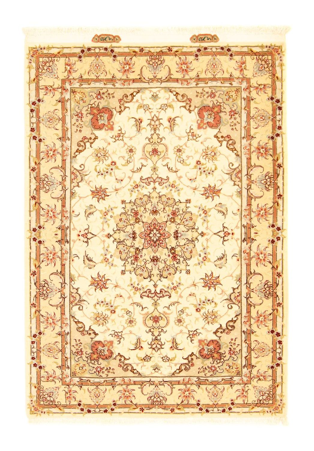 Alfombra Persa - Tabriz - Real - 148 x 102 cm - beige