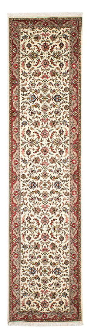 Alfombra de pasillo Alfombra Persa - Tabriz - Real - 298 x 72 cm - beige