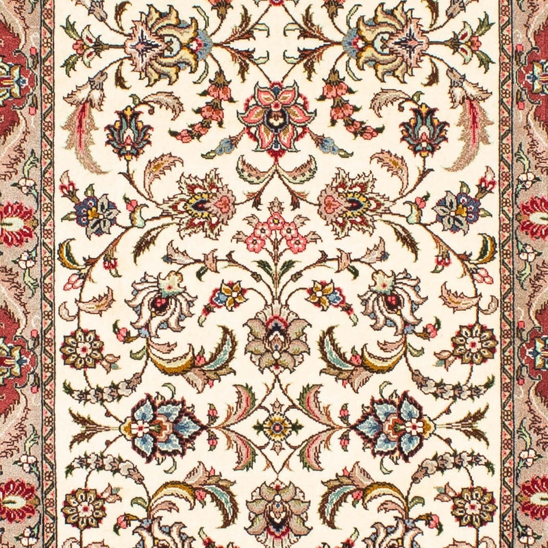Alfombra de pasillo Alfombra Persa - Tabriz - Real - 298 x 72 cm - beige