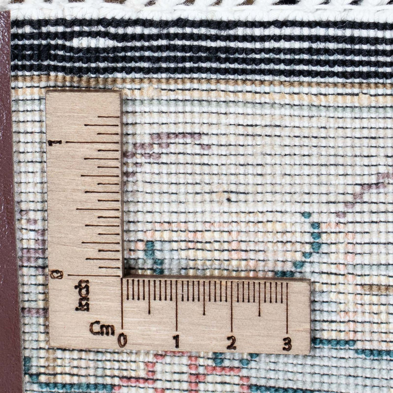 Alfombra de pasillo Alfombra Persa - Tabriz - Real - 417 x 87 cm - azul oscuro