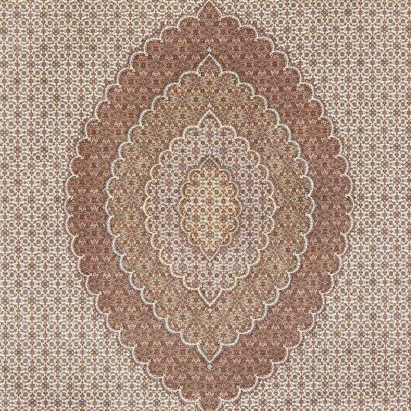 Alfombra persa - Tabriz - 362 x 252 cm - marrón claro