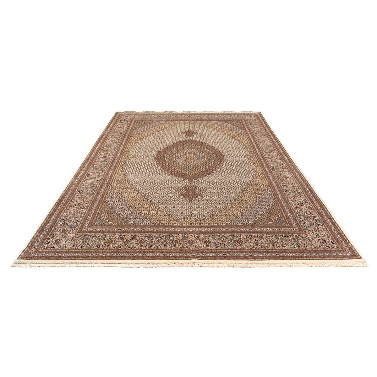 Alfombra persa - Tabriz - 362 x 252 cm - marrón claro