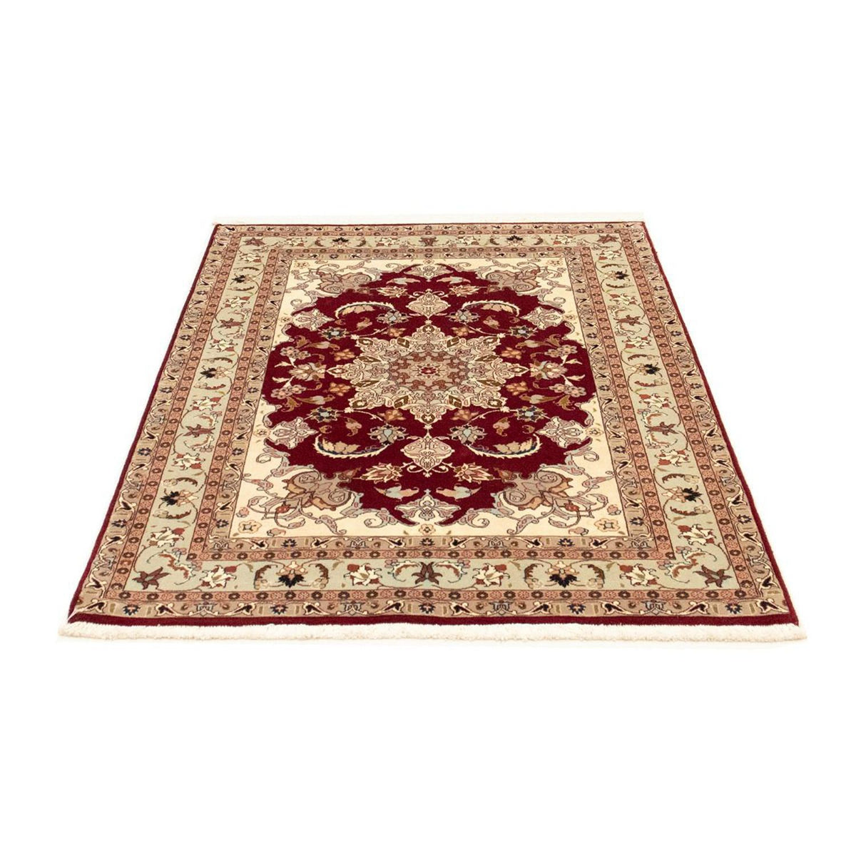 Alfombra Persa - Tabriz - Real - 150 x 101 cm - rojo
