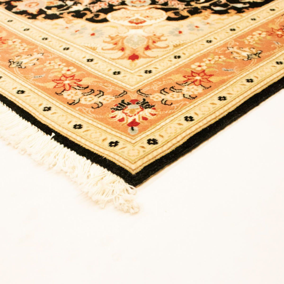 Alfombra Persa - Tabriz - Real - 150 x 101 cm - negro