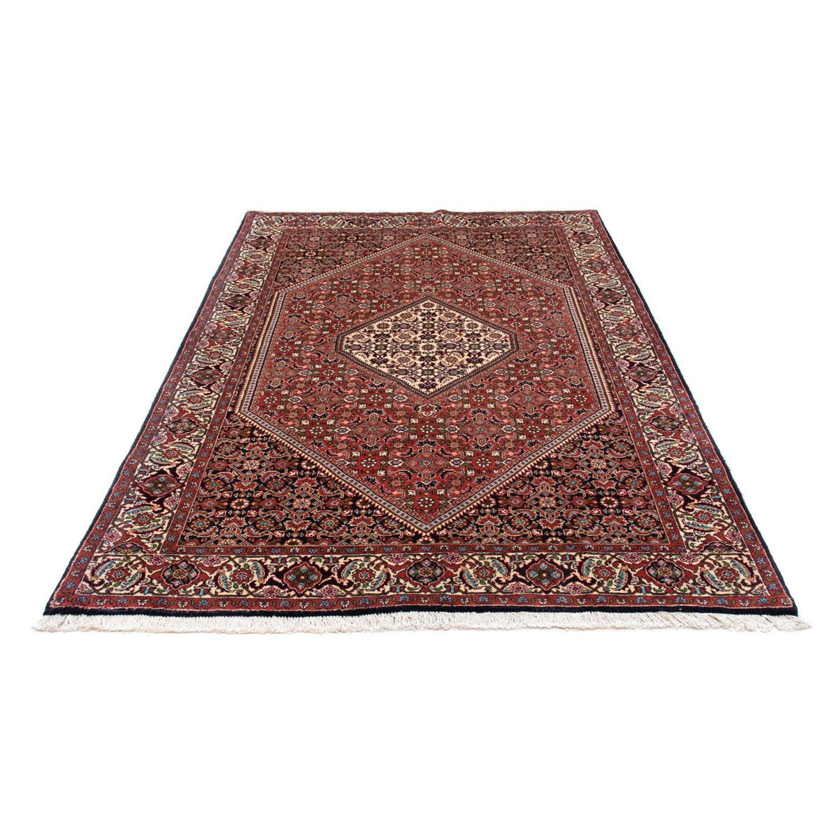 Alfombra persa - Bidjar - 224 x 140 cm - rojo
