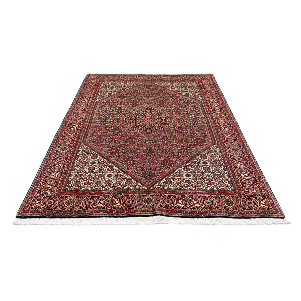 Alfombra persa - Bidjar - 218 x 140 cm - rojo