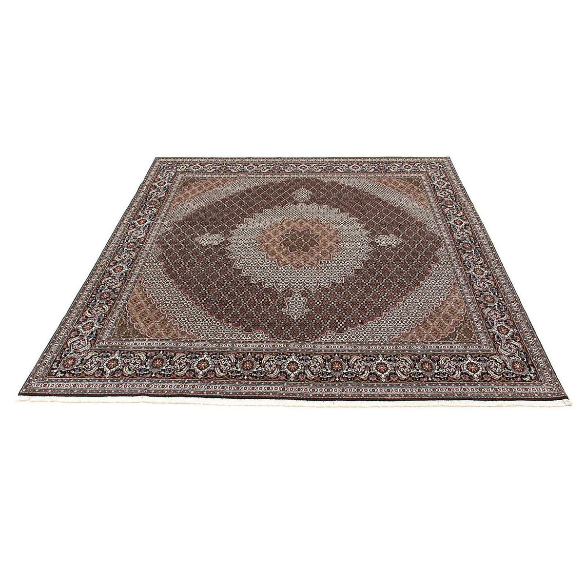 Alfombra Persa - Tabriz - Real cuadrado  - 305 x 299 cm - multicolor