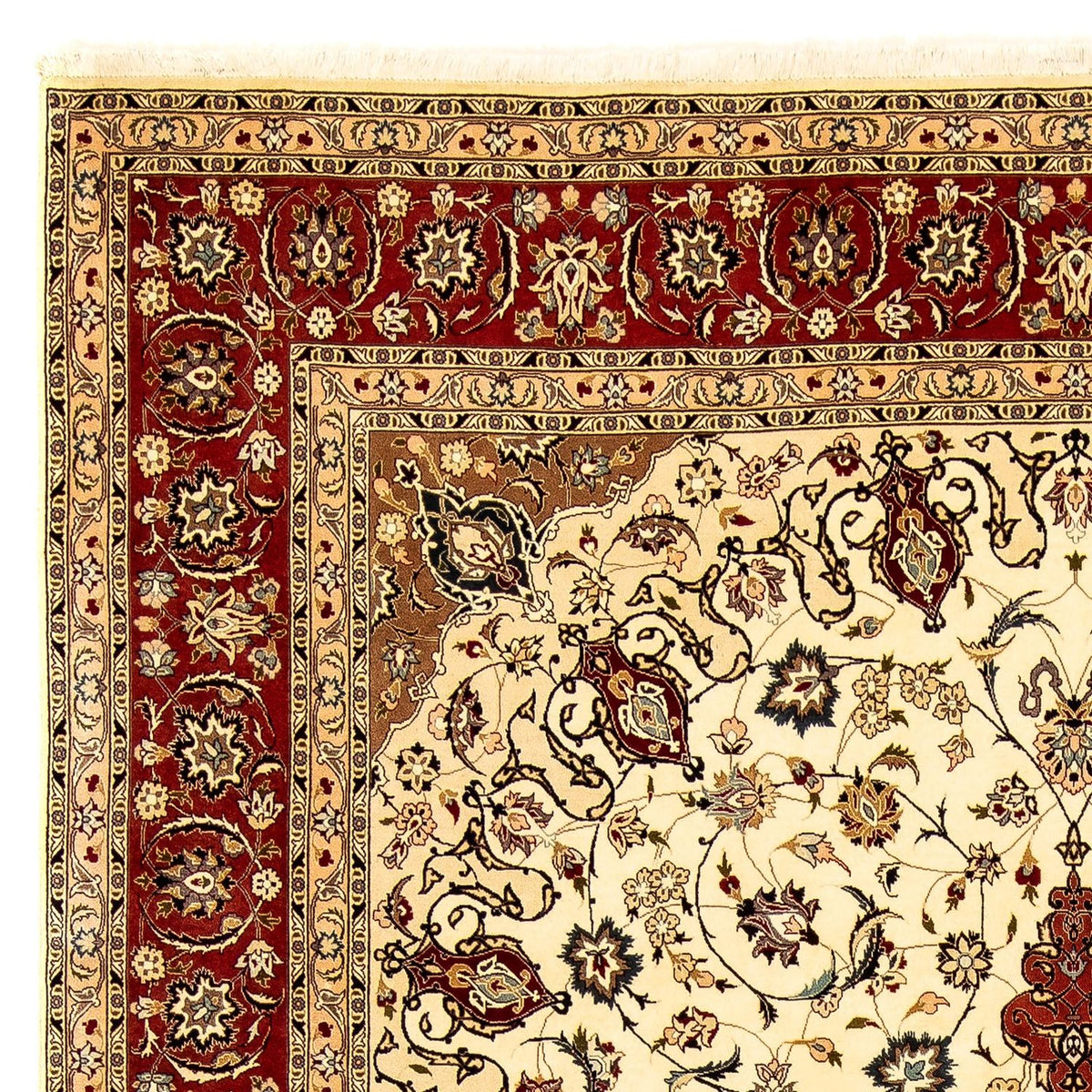 Alfombra Persa - Tabriz - Real - 340 x 255 cm - beige
